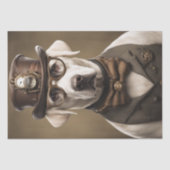 Labrador Retriever im Steampunk-Stil Seidenpapier (Vorderseite)