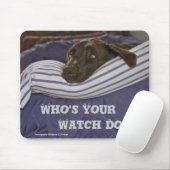 Labrador Retriever in Bed Mousepad (Mit Mouse)