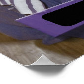 Labrador Retriever in Bed Poster (Ecke)