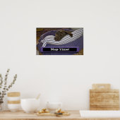 Labrador Retriever in Bed Poster (Küche)