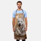 Labrador Retriever in der Schürze des Flusses (Getragen)