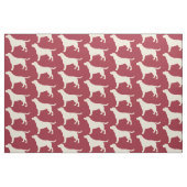 Labrador-Retriever in der Silhouette Stoff (Fat Quarter (45,7 x 55,9 cm))