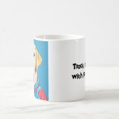 Labrador Retriever in Track-Anzug-Kaffee-Tasse Kaffeetasse (Mittel)