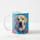 Labrador Retriever in Track-Anzug-Kaffee-Tasse Kaffeetasse (Links)