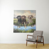 Labrador Retriever, (Jagdhunde) Wandteppich (Beispiel)