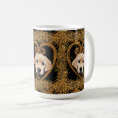 Labrador Retriever Kaffeetasse (VorderseiteRechts)