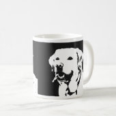 Labrador Retriever Kaffeetasse (VorderseiteRechts)