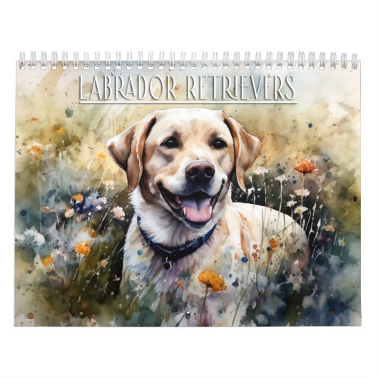 Labrador Retriever Kalender, jedes Jahr Kalender (Titelbild)
