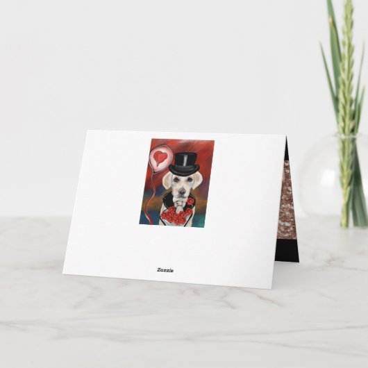 Labrador Retriever Karte (Rückseite)