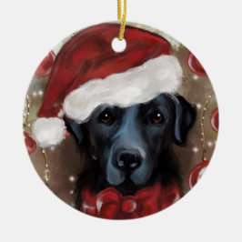 Labrador Retriever Keramik Ornament