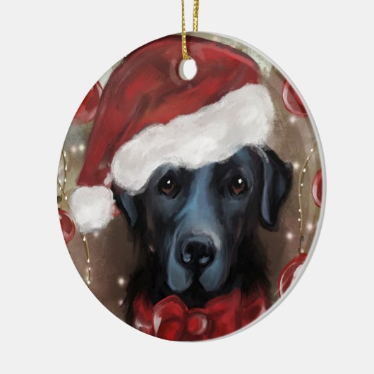 Labrador Retriever Keramik Ornament (Links)