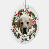 Labrador Retriever Keramik Ornament (Rechts)