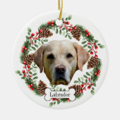 Labrador Retriever Keramik Ornament (Vorne)
