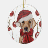 LABRADOR RETRIEVER  KERAMIK ORNAMENT (Links)
