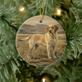 Labrador Retriever Keramik Ornament