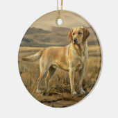 Labrador Retriever Keramik Ornament (Links)