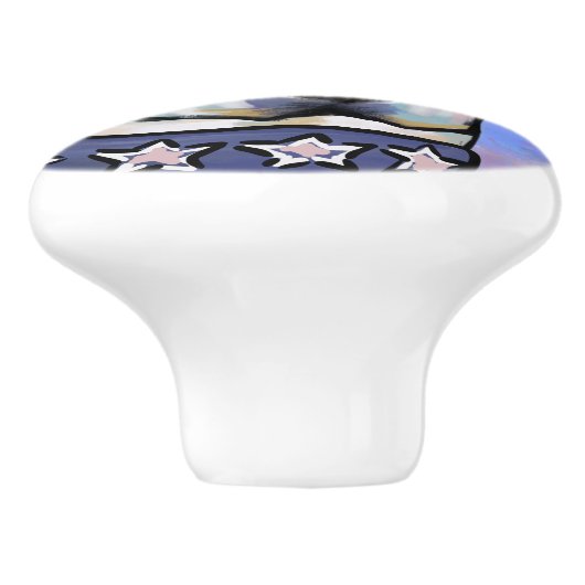 Labrador Retriever Keramikknauf (Seitenansicht)