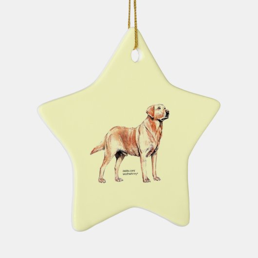 Labrador Retriever Keramikornament (Rechts)