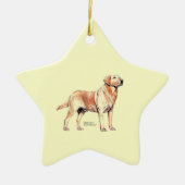 Labrador Retriever Keramikornament (Vorne)