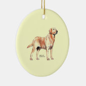 Labrador Retriever Keramikornament (Rechts)