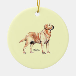 Labrador Retriever Keramikornament