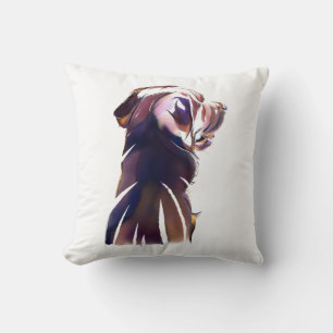 Labrador Retriever Kissen – Geschenk für Hunde Lie