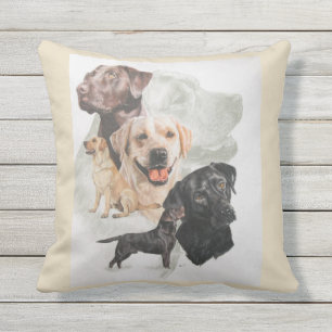 Labrador retriever-Kissen Kissen Für Draußen
