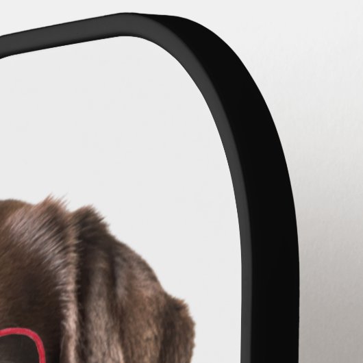 Labrador Retriever Kisses Fix Alles reparieren Pickleball Schläger (Linke Seite)