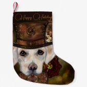 Labrador Retriever Kleiner Weihnachtsstrumpf (Vorderseite)