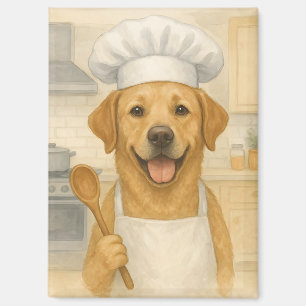 Labrador Retriever Koch Lustige Hausmannskost Magnet