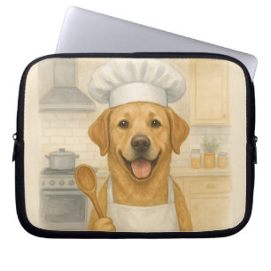 Labrador Retriever Koch Lustige Heimatküche Laptopschutzhülle