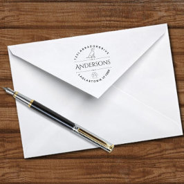 Labrador Retriever Kontur Rücksendeadresse Permastempel