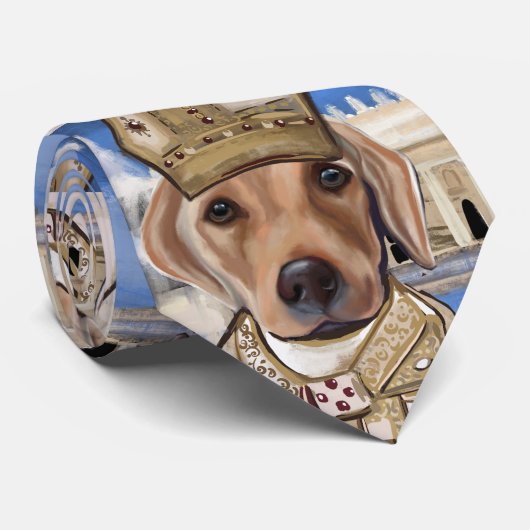 Labrador Retriever Krawatte (Gerollt)