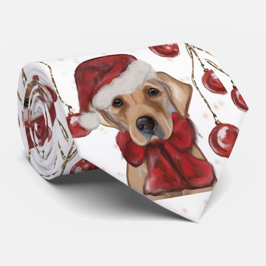 Labrador Retriever  Krawatte (Gerollt)