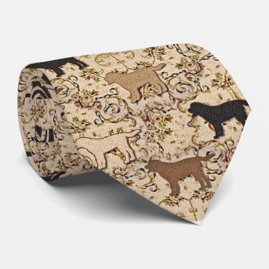 Labrador Retriever Krawatte (Gerollt)