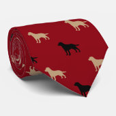 Labrador Retriever Krawatte (Gerollt)