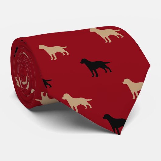 Labrador Retriever Krawatte (Gerollt)