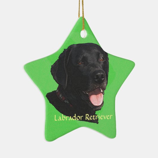 Labrador retriever-Kunst Keramik Ornament (Rechts)