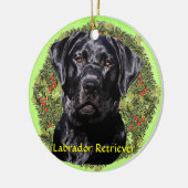 Labrador retriever-Kunst Keramikornament (Links)