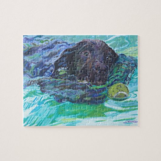 Labrador retriever-Kunst-Puzzlespiel Puzzle (Horizontal)