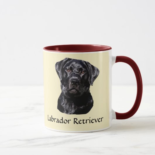 Labrador retriever-Kunst Tasse (Rechts)