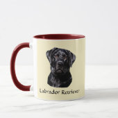 Labrador retriever-Kunst Tasse (Links)