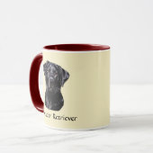 Labrador retriever-Kunst Tasse (Vorderseite Links)