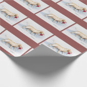 Labrador retriever-Kunst-WeihnachtsPackpapier Geschenkpapier (Ecke)