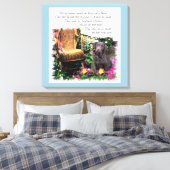 Labrador Retriever Kunstgeschenke Leinwanddruck (Insitu (Schlafzimmer))