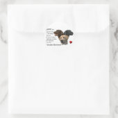 Labrador Retriever Kunstgeschenke Runder Aufkleber (Tasche)