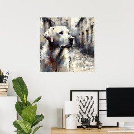 Labrador Retriever Kunstposter Poster