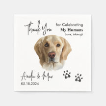 Labrador Retriever Labrador Cocktail Napkin Dog We