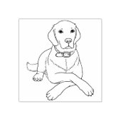 Labrador Retriever Labrador Hunde Gummi Briefmarke Gummistempel (Prägung)