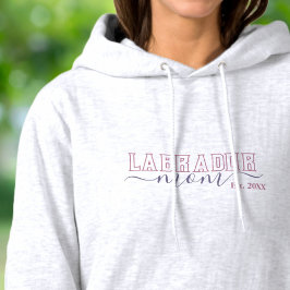 Labrador Retriever Labrador Mama mit Jahr Hoodie